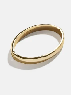 Nadia Classic Hinge Bangle - Classic Thick Gold