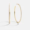 Niata 18K Gold Vermeil Earrings - 40MM