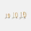 Niata Waterproof Earring Set - Gold/Pavé