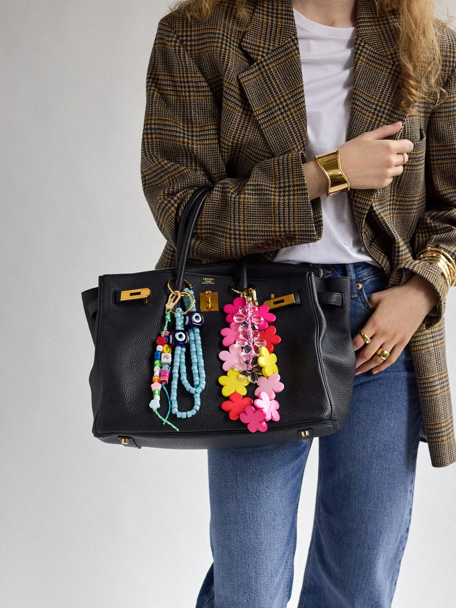 Ojo Bag Charm - Blue