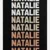 Ombre Name Custom Blanket - Black