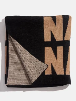 Ombre Name Custom Blanket - Black