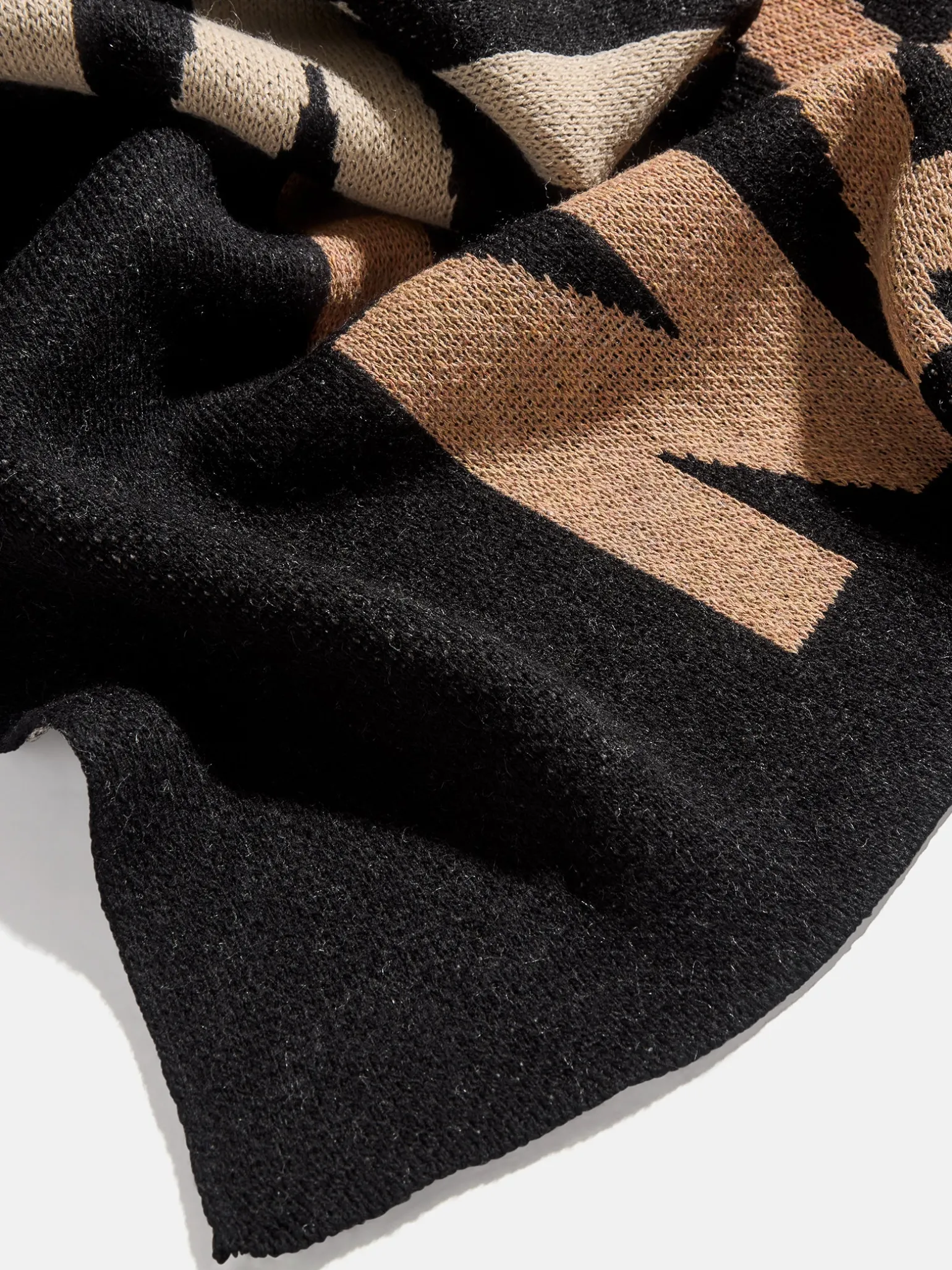Ombre Name Custom Blanket - Black