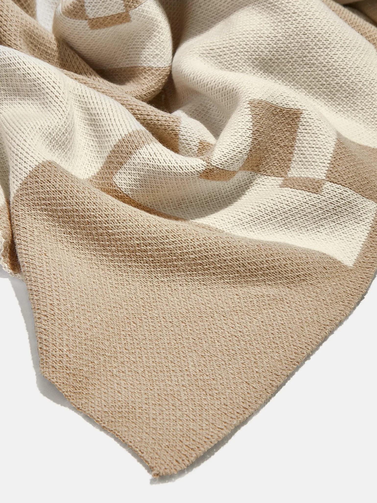 Opposites Attract Custom Blanket - Natural/Beige