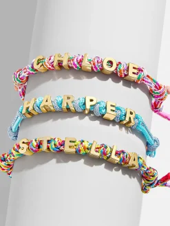 Paracord Waterproof Custom Nameplate Bracelet - Blue Berry
