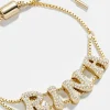 Pavé Bubble Slider Custom Bracelet - Pavé Bubble Double Strand