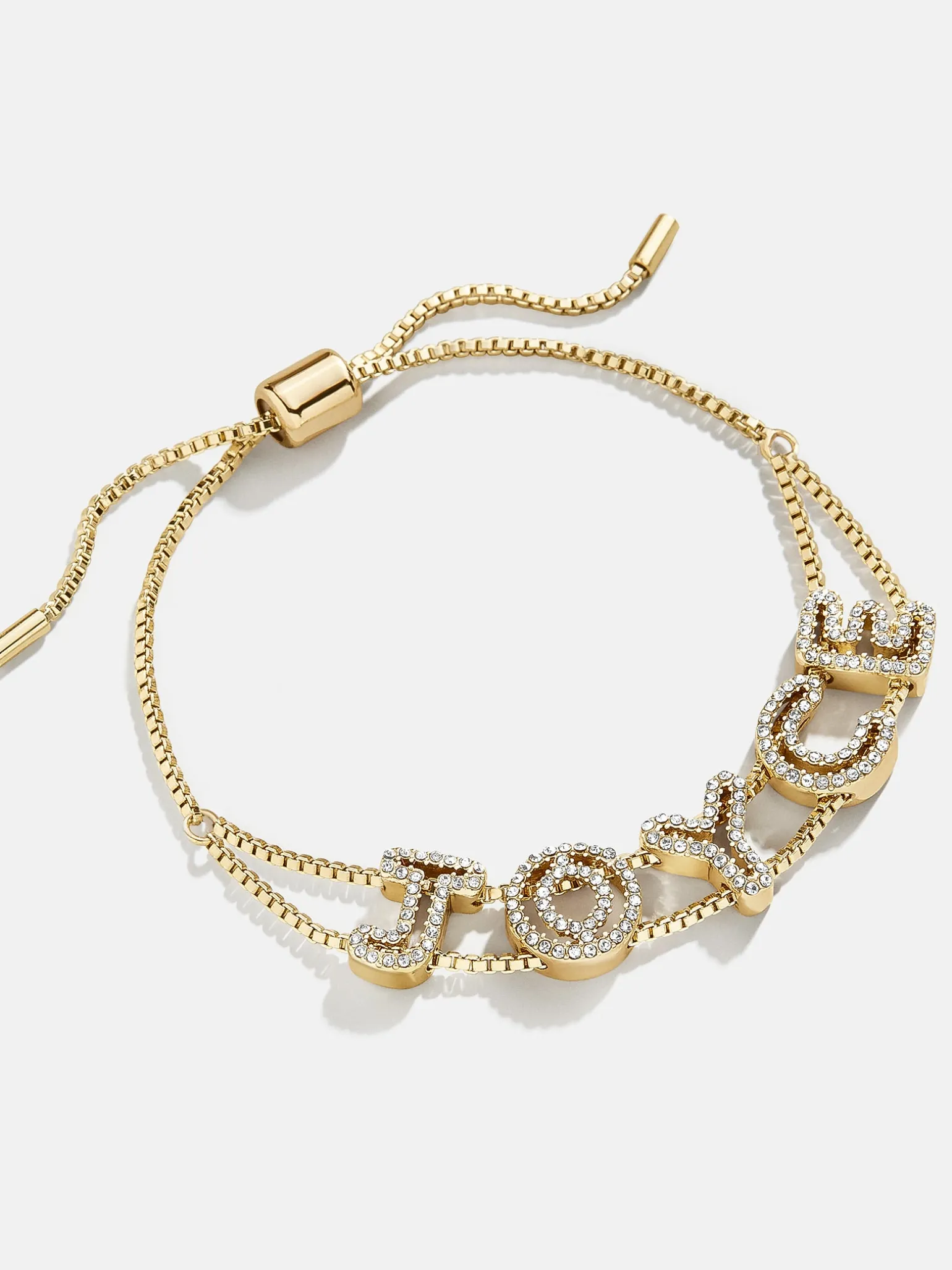 Pavé Slider Custom Bracelet - Negative Space Pavé