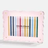 Picture Perfect Horizontal Acrylic Frame  - Scalloped Shape