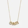 Retro Letter Custom Necklace - Retro Bubble Letter