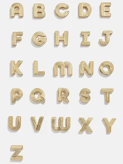 Retro Letter Custom Necklace - Retro Bubble Letter