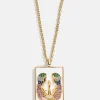 Reversible 18K Gold Vermeil Zodiac Pendant Necklace - Gemini