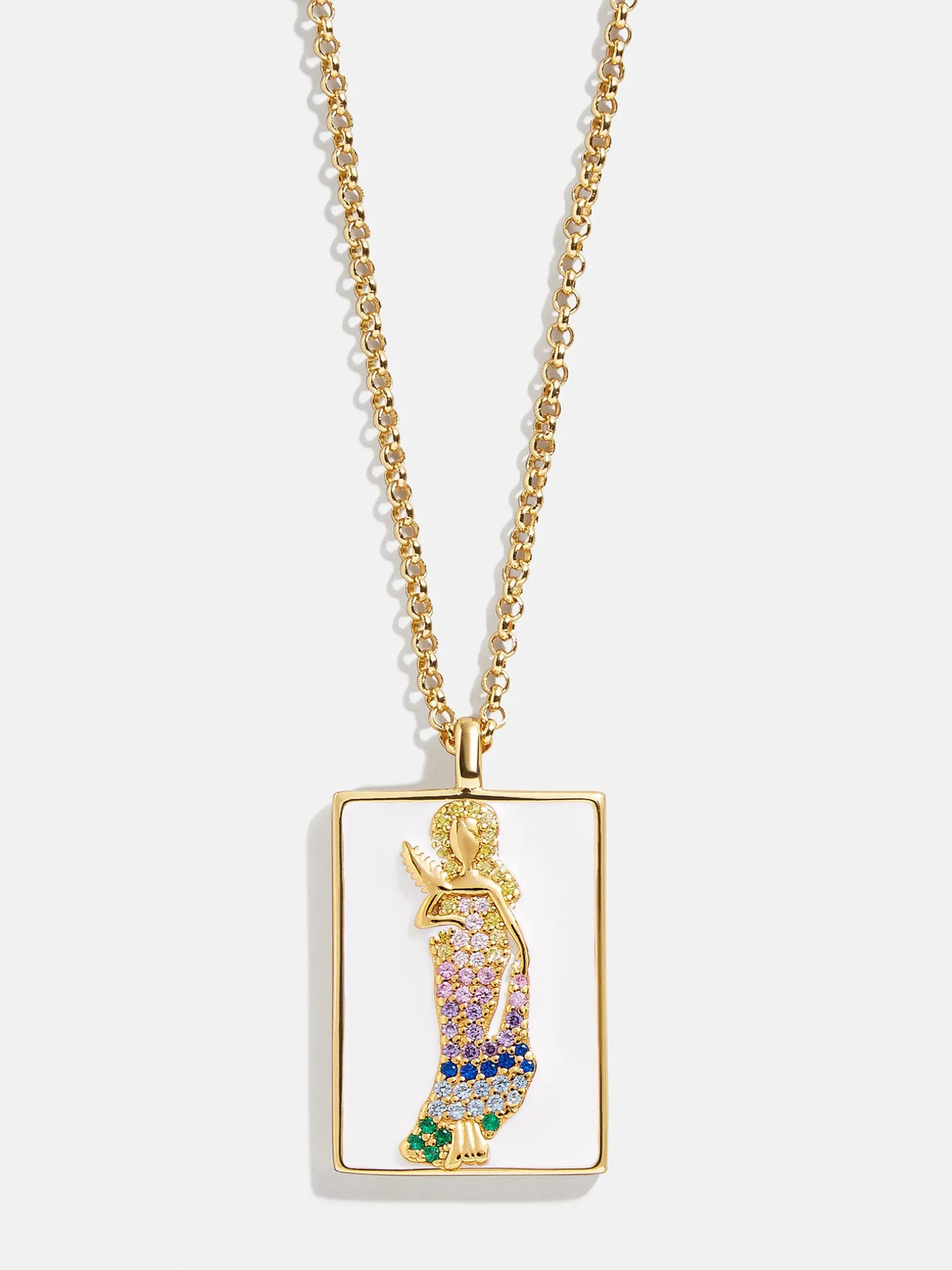 Reversible 18K Gold Vermeil Zodiac Pendant Necklace - Virgo