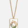 Reversible 18K Gold Vermeil Zodiac Pendant Necklace - Pisces