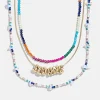 Rowan Semi-Precious Custom Layered Necklace - Santorini