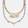 Rowan Semi-Precious Custom Layered Necklace - St. Tropez