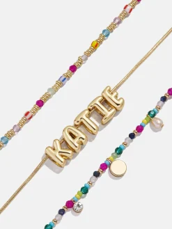 Rowan Semi-Precious Custom Layered Necklace - St. Tropez
