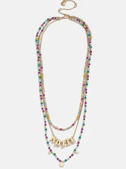 Rowan Semi-Precious Custom Layered Necklace - St. Tropez