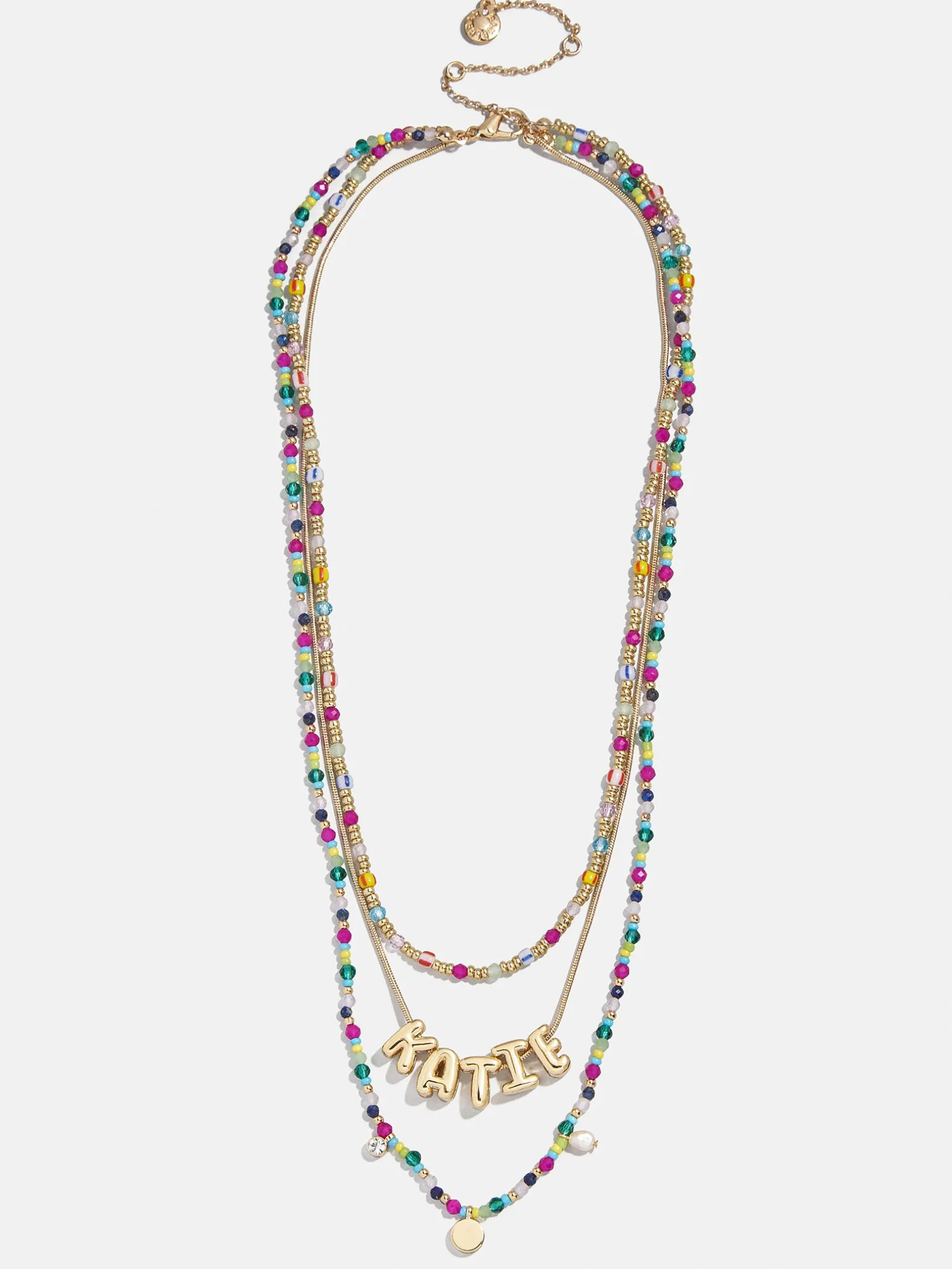 Rowan Semi-Precious Custom Layered Necklace - St. Tropez