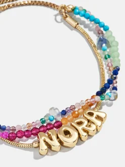 Rowan Semi-Precious Custom Layered Bracelet - Santorini
