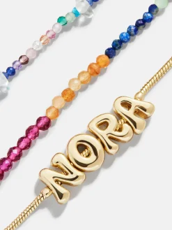 Rowan Semi-Precious Custom Layered Bracelet - Santorini