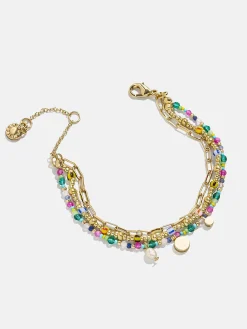 Rowan Semi-Precious Layered Bracelet - St. Tropez