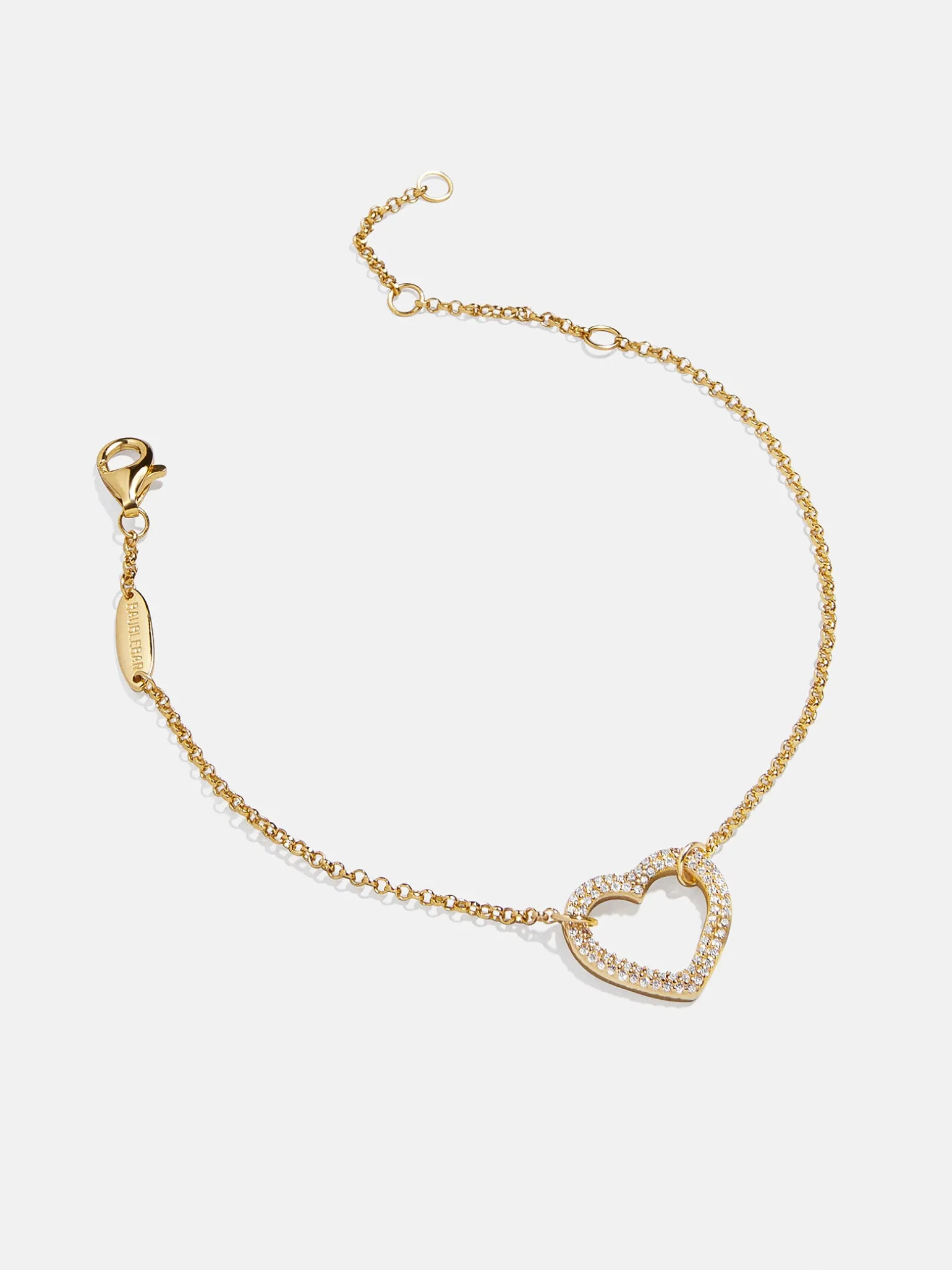 Sabrina 18K Gold Vermeil Motif Bracelet - Heart