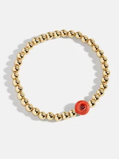 Semi-Precious Birthstone Pisa Bracelet - Ruby