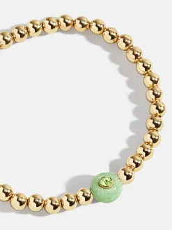 Semi-Precious Birthstone Pisa Bracelet - Peridot