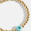 Semi-Precious Birthstone Pisa Bracelet - Blue Zircon