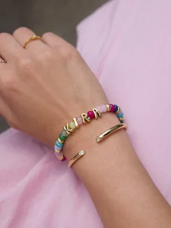 Semi-Precious Bubble Custom Bracelet - Semi-Precious Bubble