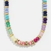 Semi-Precious Custom Bubble Necklace - Semi-Precious Bubble
