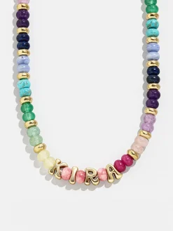 Semi-Precious Custom Bubble Necklace - Semi-Precious Bubble
