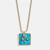 Semi-Precious Zodiac Pendant Necklace - Capricorn
