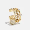 Simone 18K Gold Vermeil Ear Cuff - Gold/Pavé