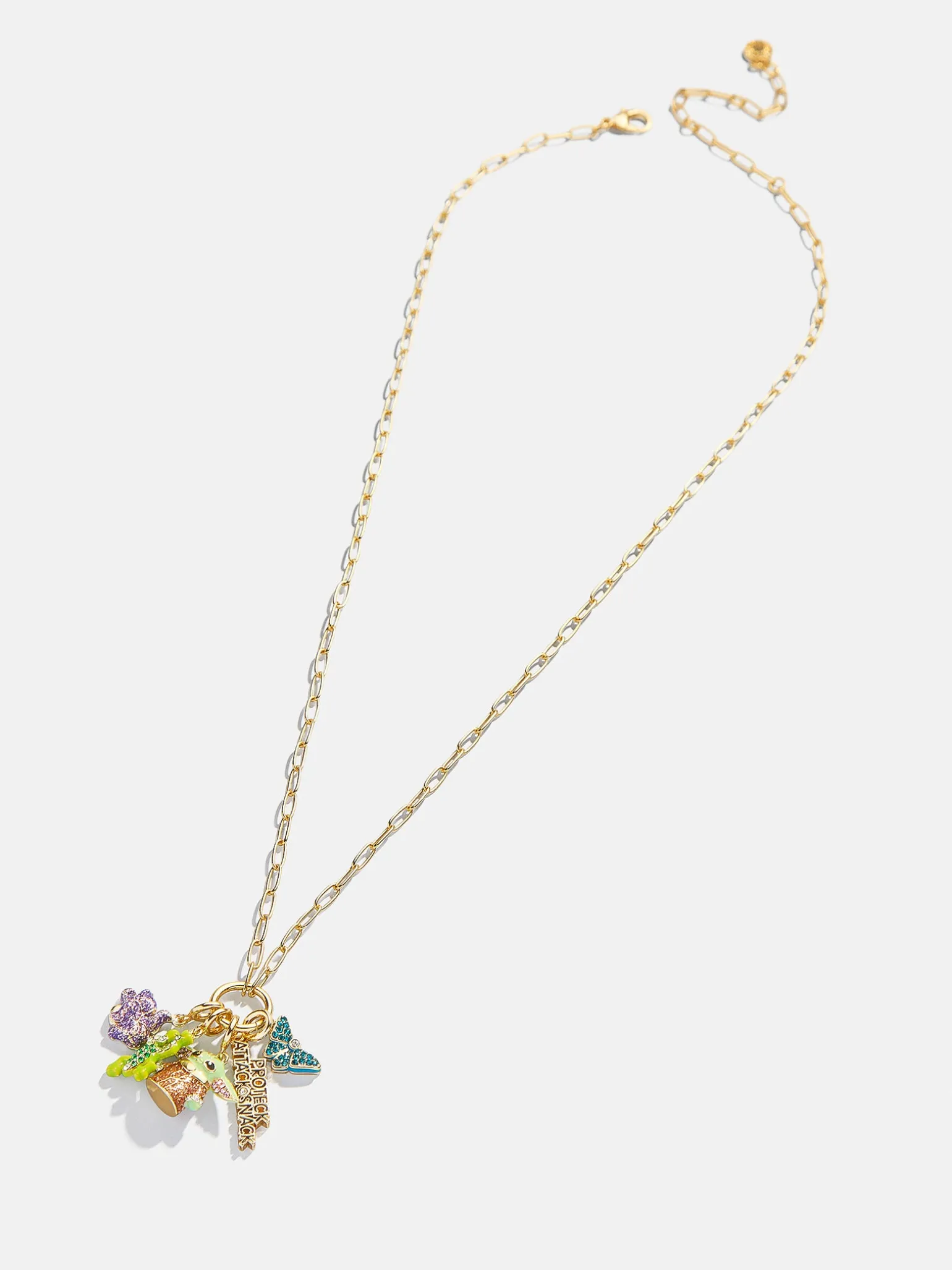 STAR WARS™ GROGU™ Cluster Charm Necklace - Gold/Green