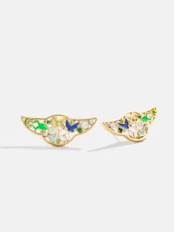 STAR WARS™ GROGU™ Cluster Earrings - Gold/Green