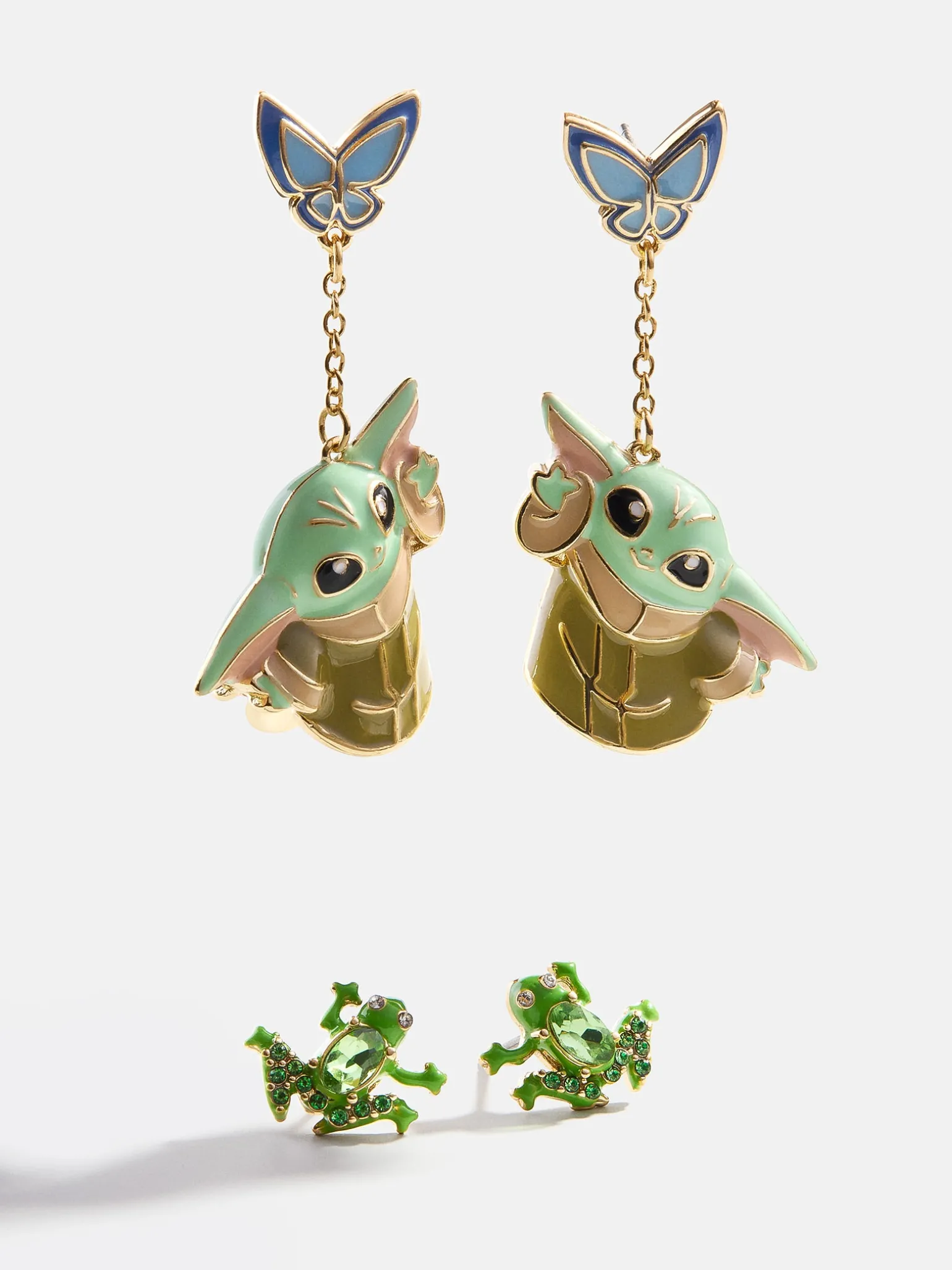 STAR WARS™ GROGU™ Earring Set - Gold/Green