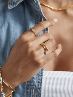 STAR WARS™ GROGU™ 18K Gold Cutout Ring - Gold