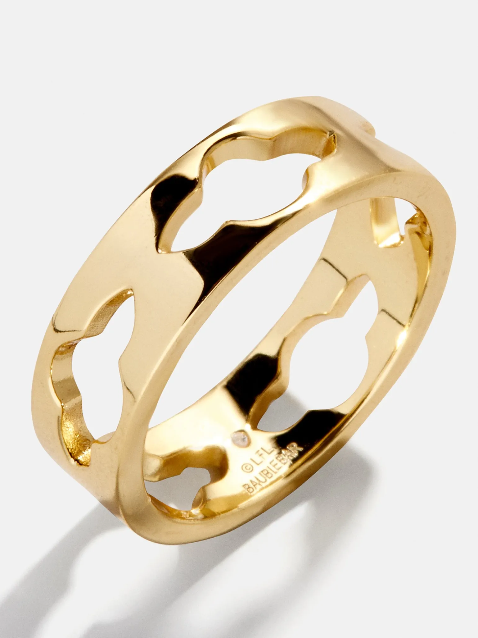 STAR WARS™ GROGU™ 18K Gold Cutout Ring - Gold
