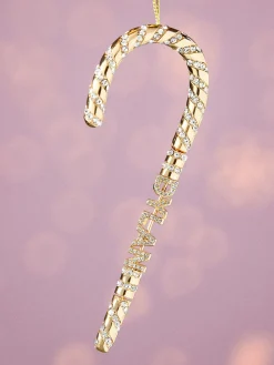 Sugar Coated Custom Ornament - Gold/Pavé