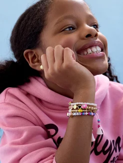 Sunshine & Rainbows Kids' Charm Bracelet - Heart