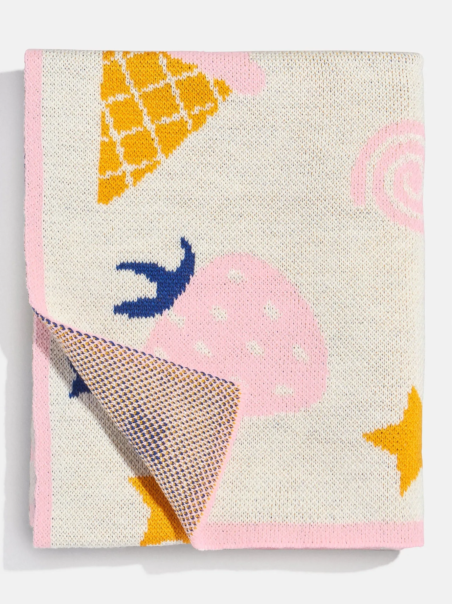 Sweet Tooth Kids' Custom Blanket - Orange/Pink/Blue