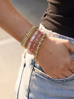 Tamera Gold Bracelet - Gold/Pavé