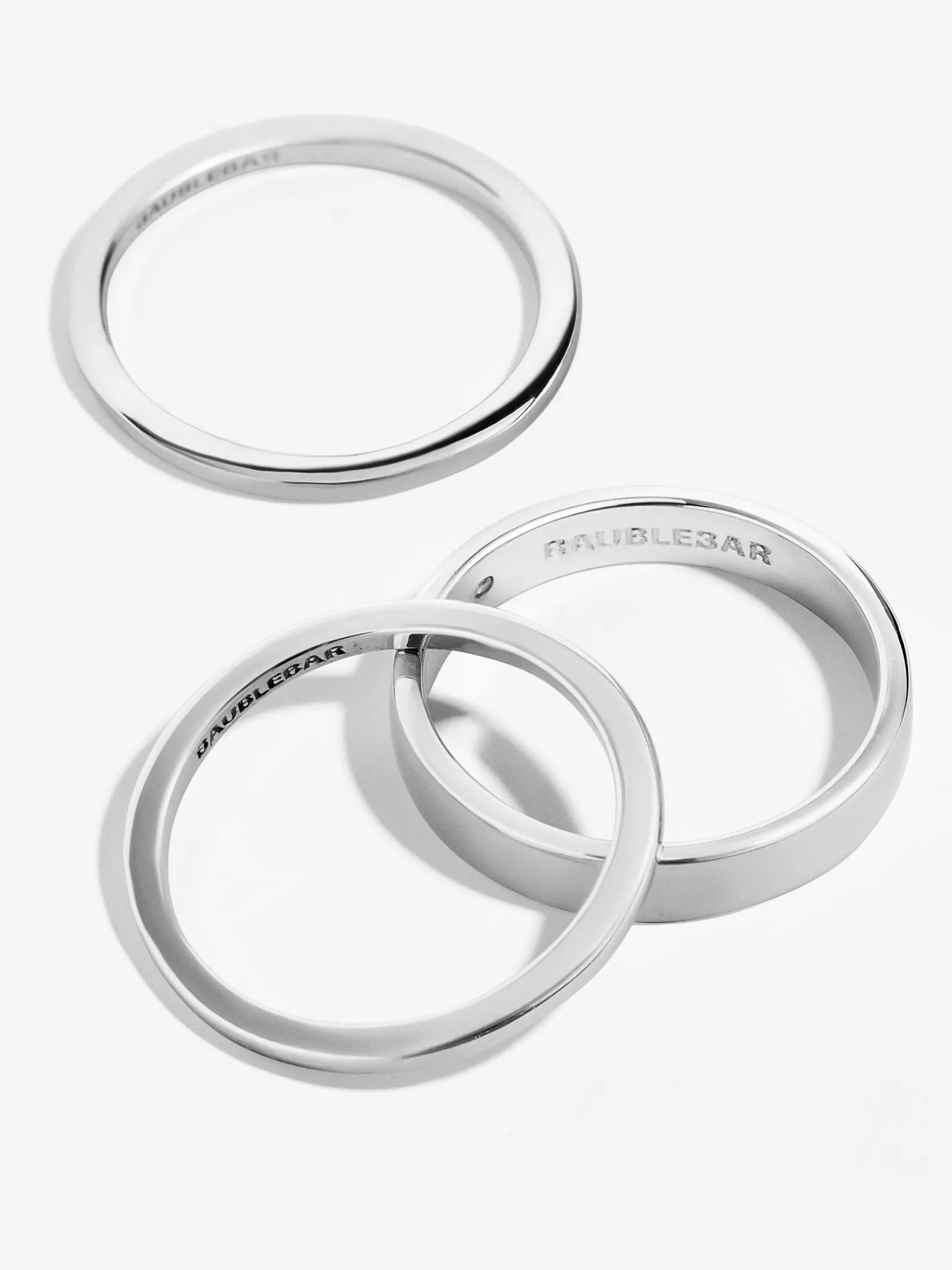 Tris 18K Gold Vermeil Ring Set - Gold