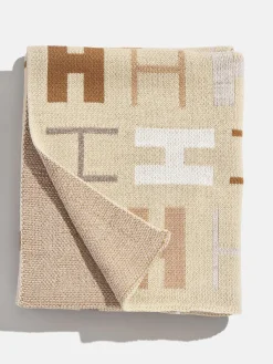 Upside Down & All Around Custom Blanket - Tan/Brown