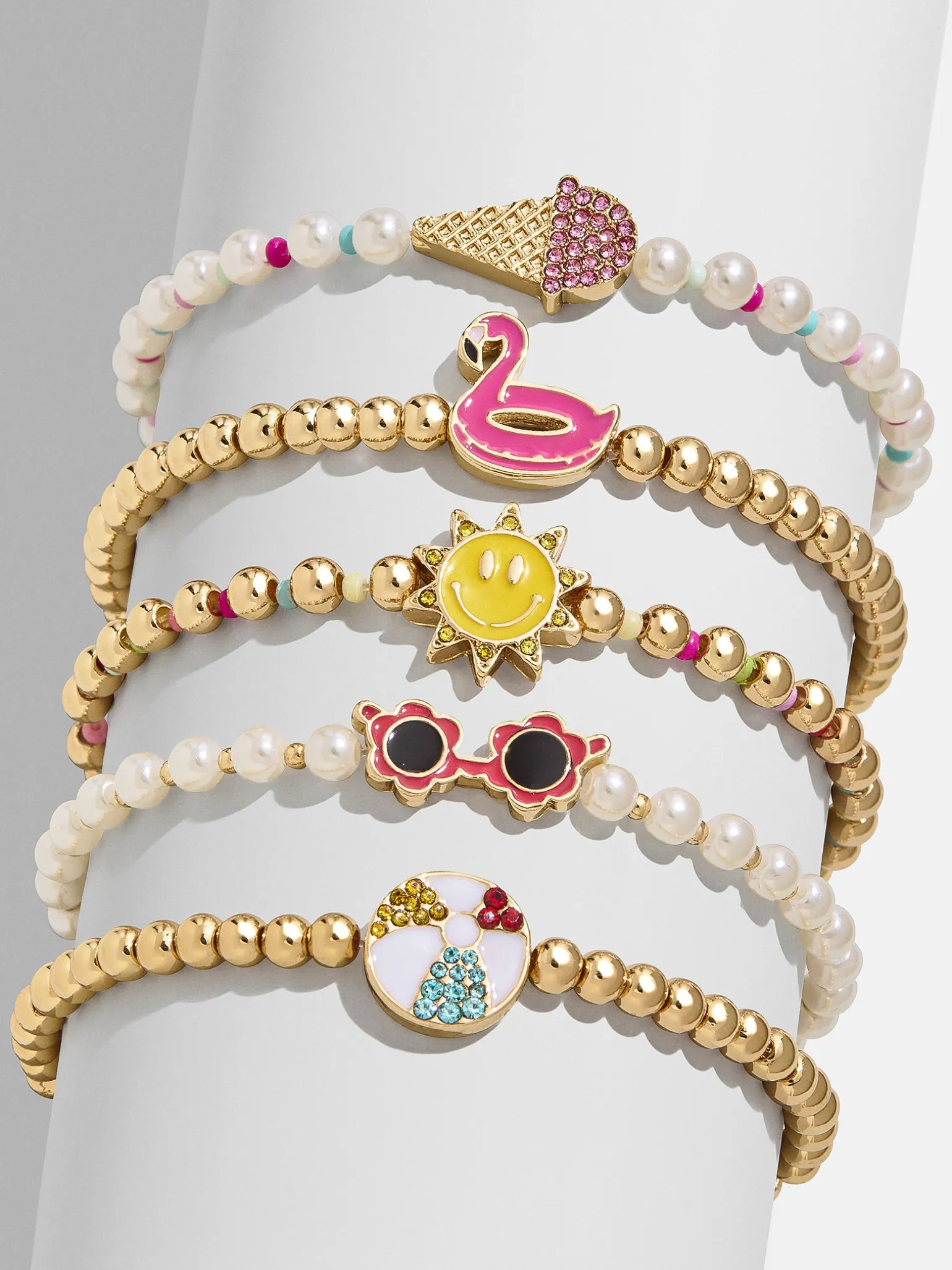 Vacation Mode Kids’ Bracelet Set - Sun