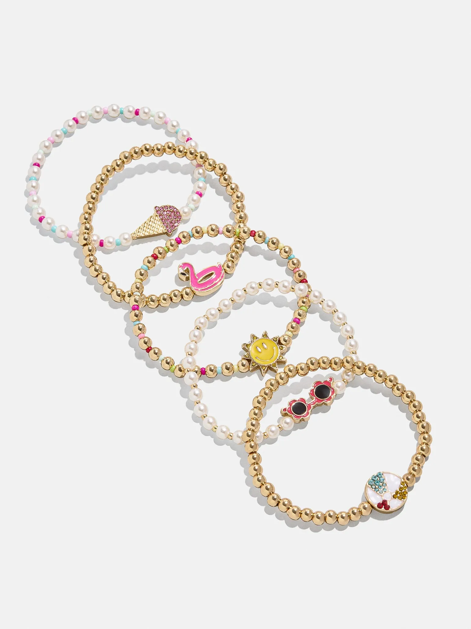 Vacation Mode Kids’ Bracelet Set - Sun