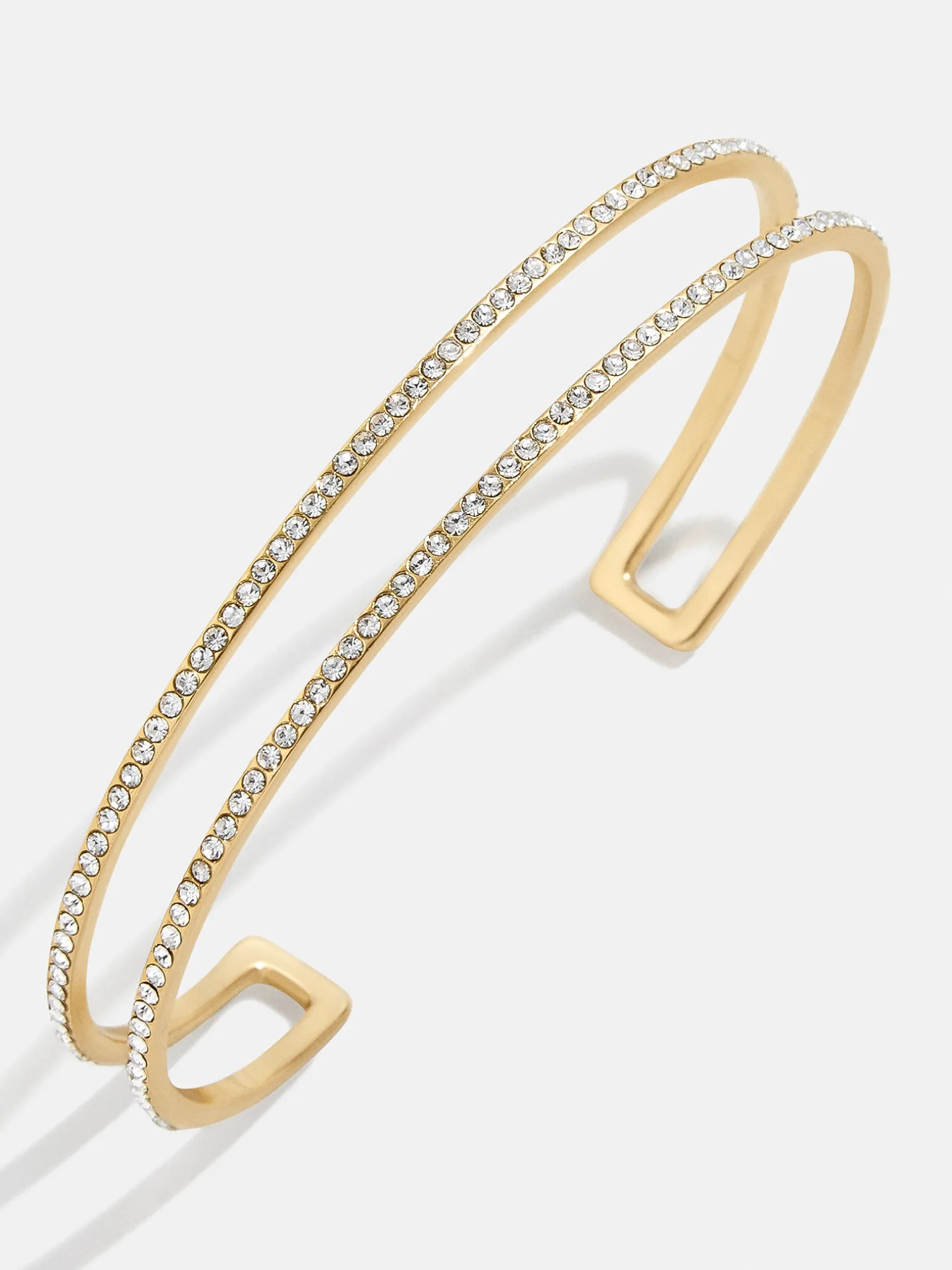 Val Cuff Bracelet - Gold/Pavé