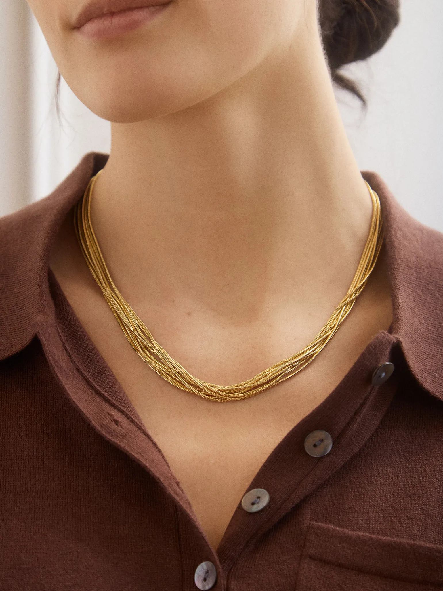 Vanessa Necklace - Gold