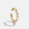 Veda 18K Gold Vermeil Ear Cuff - Gold/Pavé